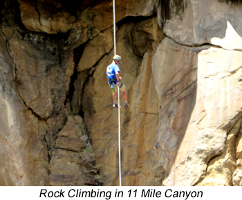 Rock Climbing in 11 Mile Canyon